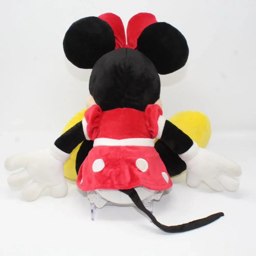 Disney Parks Resort  Minnie Mouse 20" Doll Red  Dot Dress Bow Plush Stuffed Toy - Picture 5 of 11
